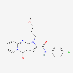 N-(4-chlorophenyl)-1-(3-methoxypropyl)-4-oxo-1,4-dihydropyrido[1,2-a]pyrrolo[2,3-d]pyrimidine-2-carboxamide