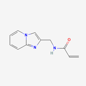 N-(Imidazo[1,2-a]pyridin-2-ylmethyl)prop-2-enamide