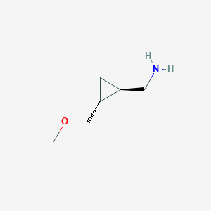 trans-1-[2-(Methoxymethyl)cyclopropyl]methanamine