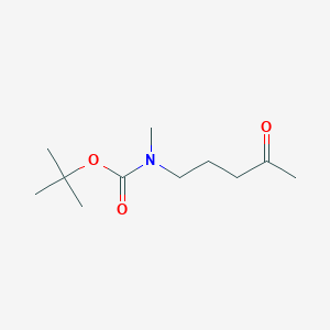 Methyl(4-oxopentyl)carbamic acid tert-butyl ester