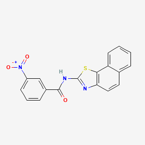 N-benzo[g][1,3]benzothiazol-2-yl-3-nitrobenzamide