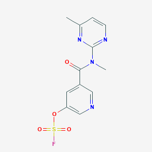 2-[(5-Fluorosulfonyloxypyridine-3-carbonyl)-methylamino]-4-methylpyrimidine