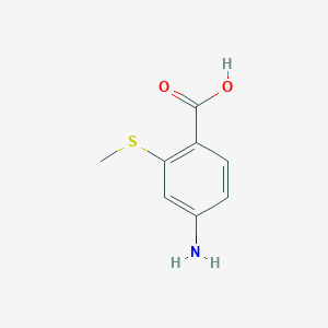 4-Amino-2-(methylthio)benzoic acid