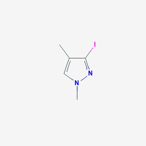 molecular formula C5H7IN2 B2724926 3-Iodo-1,4-dimethyl-1H-pyrazole CAS No. 1395443-04-5
