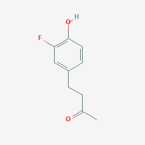 molecular formula C10H11FO2 B2724936 4-(3-Fluoro-4-hydroxyphenyl)butan-2-one CAS No. 173851-92-8