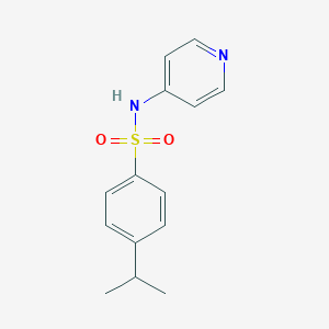 molecular formula C14H16N2O2S B272494 4-isopropyl-N-(4-pyridinyl)benzenesulfonamide 