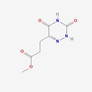 methyl 3-(3,5-dioxo-2H-1,2,4-triazin-6-yl)propanoate
