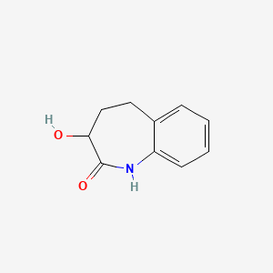 molecular formula C10H11NO2 B2724988 3-hydroxy-2,3,4,5-tetrahydro-1H-1-benzazepin-2-one CAS No. 187107-82-0