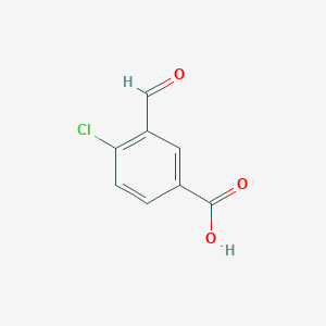 molecular formula C8H5ClO3 B2725016 4-氯-3-甲酰基苯甲酸 CAS No. 1288998-79-7