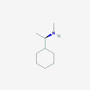 molecular formula C9H19N B2725027 [(1R)-1-cyclohexylethyl](methyl)amine CAS No. 163667-49-0