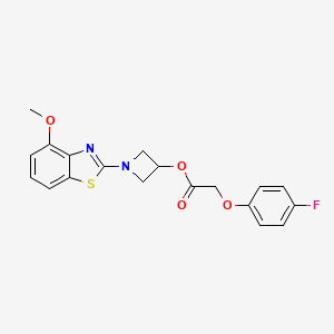 1-(4-Methoxybenzo[d]thiazol-2-yl)azetidin-3-yl 2-(4-fluorophenoxy)acetate