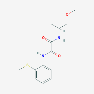 molecular formula C13H18N2O3S B2725061 N1-(1-甲氧基丙酮-2-基)-N2-(2-(甲硫基)苯基)草酰胺 CAS No. 920247-53-6