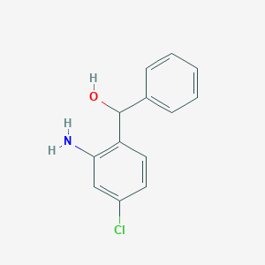 molecular formula C13H12ClNO B2725073 (2-氨基-4-氯苯基)(苯基)甲醇 CAS No. 25648-19-5
