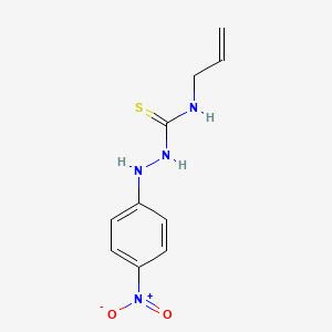 molecular formula C10H12N4O2S B2725076 1-(4-硝基苯胺基)-3-丙-2-烯基硫脲 CAS No. 17073-27-7