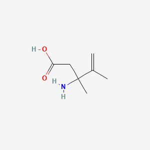 3-Amino-3,4-dimethylpent-4-enoic acid