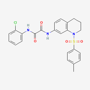 N1-(2-chlorophenyl)-N2-(1-tosyl-1,2,3,4-tetrahydroquinolin-7-yl)oxalamide