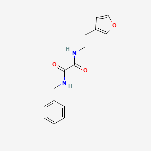 molecular formula C16H18N2O3 B2725116 N1-(2-(furan-3-yl)ethyl)-N2-(4-methylbenzyl)oxalamide CAS No. 1428371-02-1