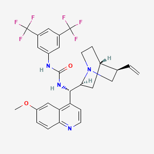 9-(3-(3,5-Bis(trifluoromethyl)phenyl)ureido)-(epi-quinine)