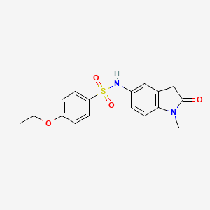 molecular formula C17H18N2O4S B2725195 4-乙氧基-N-(1-甲基-2-氧代吲哚-5-基)苯磺酰胺 CAS No. 921558-85-2