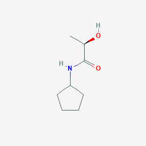 molecular formula C8H15NO2 B2725197 (2R)-N-cyclopentyl-2-hydroxypropanamide CAS No. 1867907-78-5