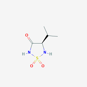 molecular formula C5H10N2O3S B2725215 (R)-4-Isopropyl-1,2,5-thiadiazolidin-3-one 1,1-dioxide CAS No. 2287238-03-1