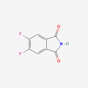 molecular formula C8H3F2NO2 B2725224 5,6-Difluoroisoindoline-1,3-dione CAS No. 83684-73-5