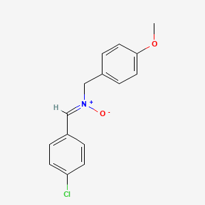 molecular formula C15H14ClNO2 B2725225 [(Z)-(4-氯苯基)甲基亚甲基](4-甲氧基苯基)铵酸盐 CAS No. 939888-31-0