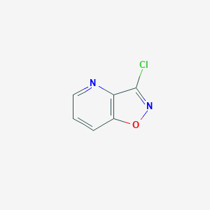 molecular formula C6H3ClN2O B2725242 3-Chloroisoxazolo[4,5-b]pyridine CAS No. 1784989-11-2