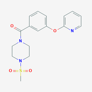 1-methanesulfonyl-4-[3-(pyridin-2-yloxy)benzoyl]piperazine