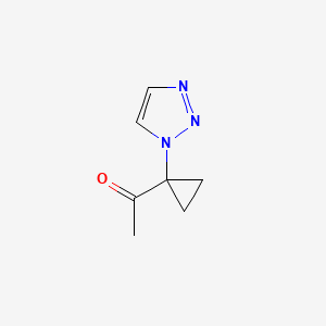 1-[1-(Triazol-1-yl)cyclopropyl]ethanone