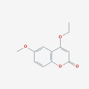 molecular formula C12H12O4 B2725261 4-乙氧基-6-甲氧基香豆素 CAS No. 720676-54-0