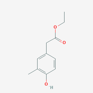 molecular formula C11H14O3 B2725288 Ethyl (4-hydroxy-3-methylphenyl)acetate CAS No. 607707-64-2