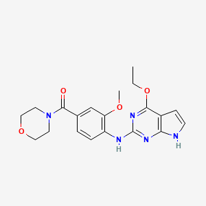 molecular formula C20H23N5O4 B2725292 LRRK2 inhibitor 1 CAS No. 1802525-61-6