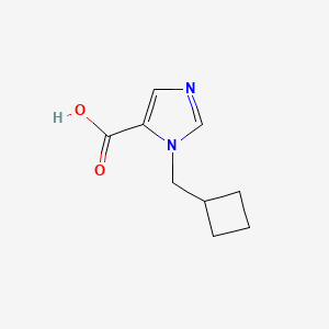 molecular formula C9H12N2O2 B2725312 1-(Cyclobutylmethyl)-1H-imidazole-5-carboxylic acid CAS No. 1779968-68-1