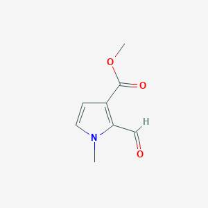 molecular formula C8H9NO3 B2725318 Methyl 2-formyl-1-methyl-1H-pyrrole-3-carboxylate CAS No. 51788-22-8