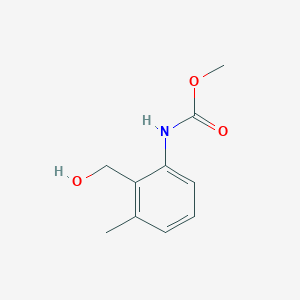 molecular formula C10H13NO3 B2725367 甲酸甲酯 (2-(羟甲基)-3-甲基苯基)氨基甲酸酯 CAS No. 117550-23-9