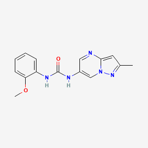 1-(2-Methoxyphenyl)-3-(2-methylpyrazolo[1,5-a]pyrimidin-6-yl)urea