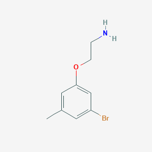 molecular formula C9H12BrNO B2725388 2-(3-Bromo-5-methylphenoxy)ethanamine CAS No. 1427409-36-6
