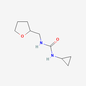 3-cyclopropyl-1-[(oxolan-2-yl)methyl]urea