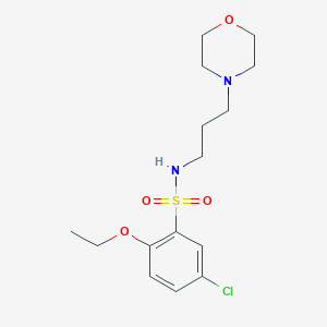 5-chloro-2-ethoxy-N-[3-(4-morpholinyl)propyl]benzenesulfonamide