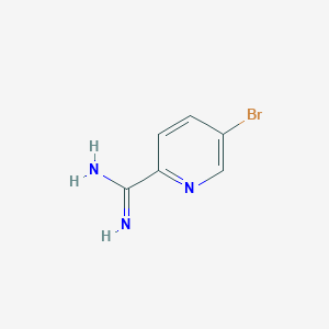 molecular formula C6H6BrN3 B2725453 5-Bromopyridine-2-carboximidamide CAS No. 1179533-59-5