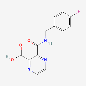 3-{[(4-Fluorophenyl)methyl]carbamoyl}pyrazine-2-carboxylic acid