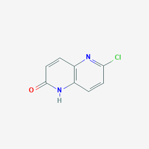 molecular formula C8H5ClN2O B2725476 6-chloro-1,5-naphthyridin-2(1H)-one CAS No. 1394003-98-5