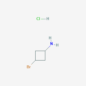 molecular formula C4H9BrClN B2725505 cis-3-Bromocyclobutan-1-amine hydrochloride CAS No. 2230802-54-5