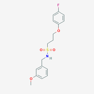 3-(4-fluorophenoxy)-N-(3-methoxybenzyl)propane-1-sulfonamide