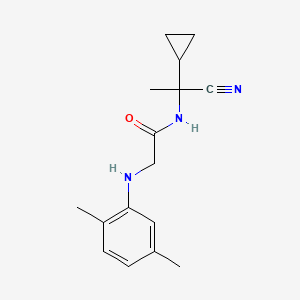 N-(1-cyano-1-cyclopropylethyl)-2-[(2,5-dimethylphenyl)amino]acetamide