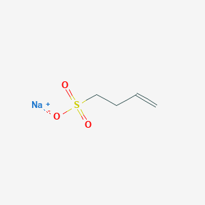 molecular formula C4H7NaO3S B2725561 Sodium but-3-ene-1-sulfonate CAS No. 60154-88-3