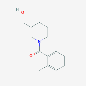 [1-(2-Methylbenzoyl)piperidin-3-yl]methanol