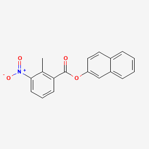 Naphthalen-2-yl 2-methyl-3-nitrobenzoate