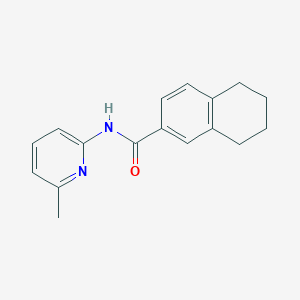 molecular formula C17H18N2O B2725577 N-(6-甲基吡啶-2-基)-5,6,7,8-四氢萘-2-基甲酰胺 CAS No. 681169-59-5